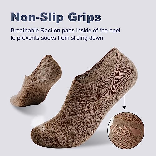 J-BOX Cotton Athletic Quarter Ankle Socks 8/10 Pack - Breathable Cushioned for Running, Gym & Daily Wear3