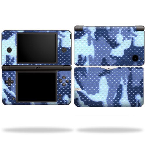 MightySkins Skin Compatible with Nintendo DSi XL wrap Sticker Skins Blue Camo