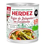 Herdez Chiles Jalapeños Rajas 205 g