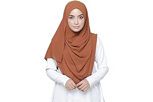 Solid Color Bubble Chiffon Scarf: Effortless Hijab Outfit Ideas