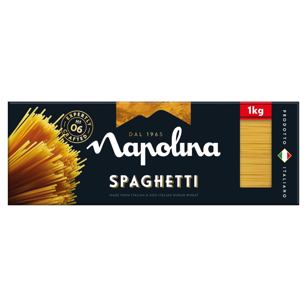 Napolina Spaghetti Pasta, 1 kg (Pack of 1)