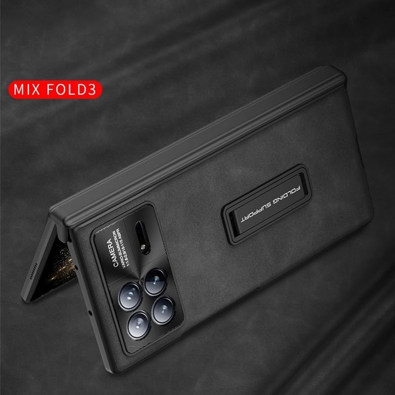 Accessoire Xiaomi Mi Mix Fold 3 étui robuste antichoc en cuir avec support - 6