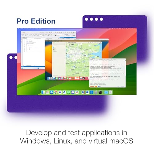 parallels desktop 26 for mac pro edition  run windows on mac virtual machine software authorized by microsoft  1 year subscription mac download
