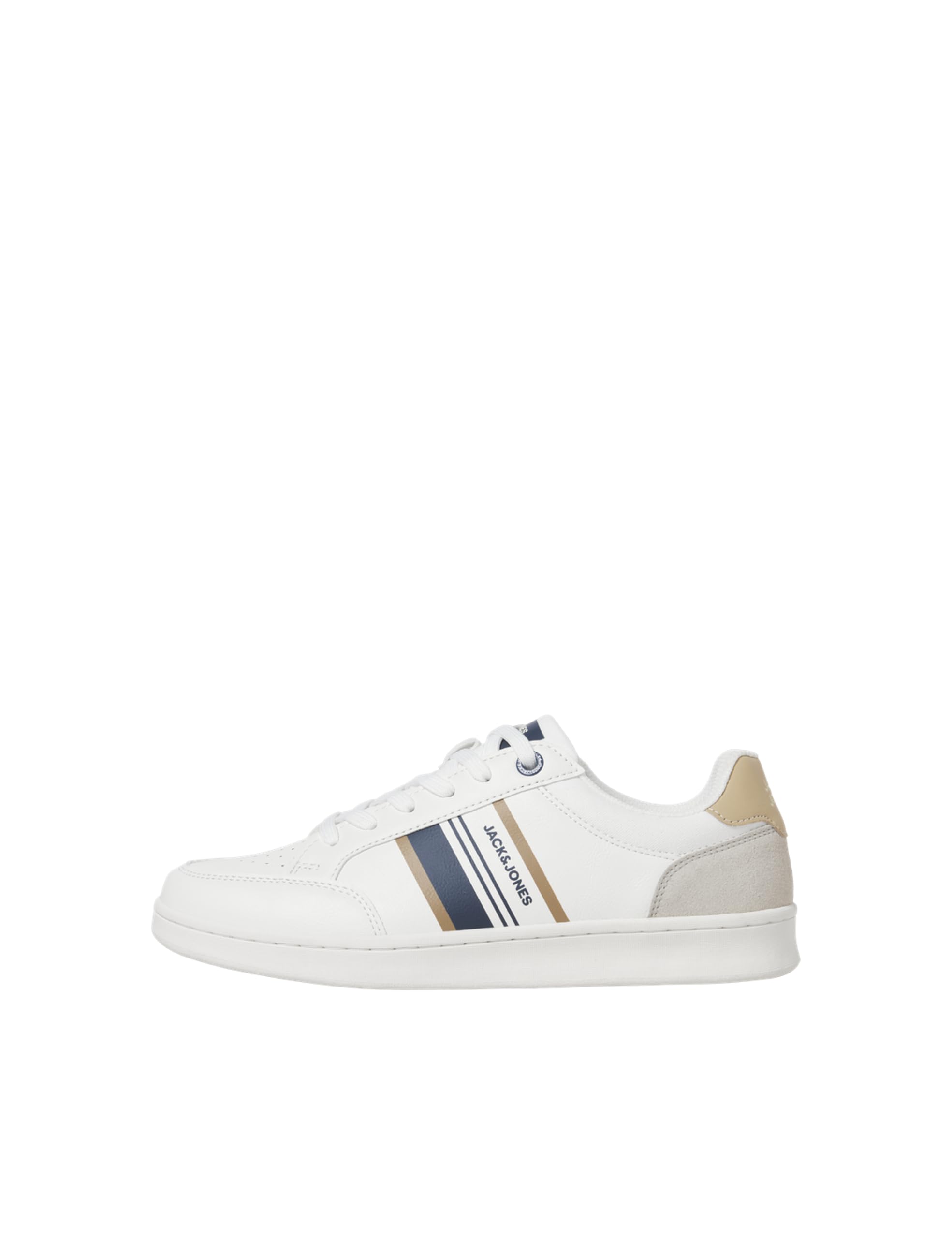 JACK & JONES, Jfwdaxon Pu Combo Men's Trainers, White, EU 42 - UK 8