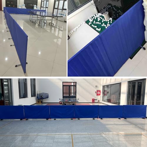 Tavolo da ping pong autoportante – Sistema modulare con pannello in acciaio zincato – Recinzione durevole per allenamento in casa e per giocare a ping pong al coperto