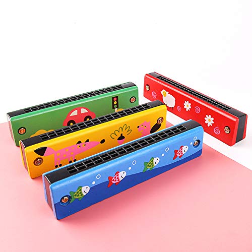 RHG Dubbele Rij 16 Holes Houten Geschilderde Mondharmonica Mondharmonica Voor Kinderen Speelgoedcadeaus Voor… - Image 8