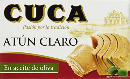 Cuca Light Tunas alyvuogių aliejuje, 112g