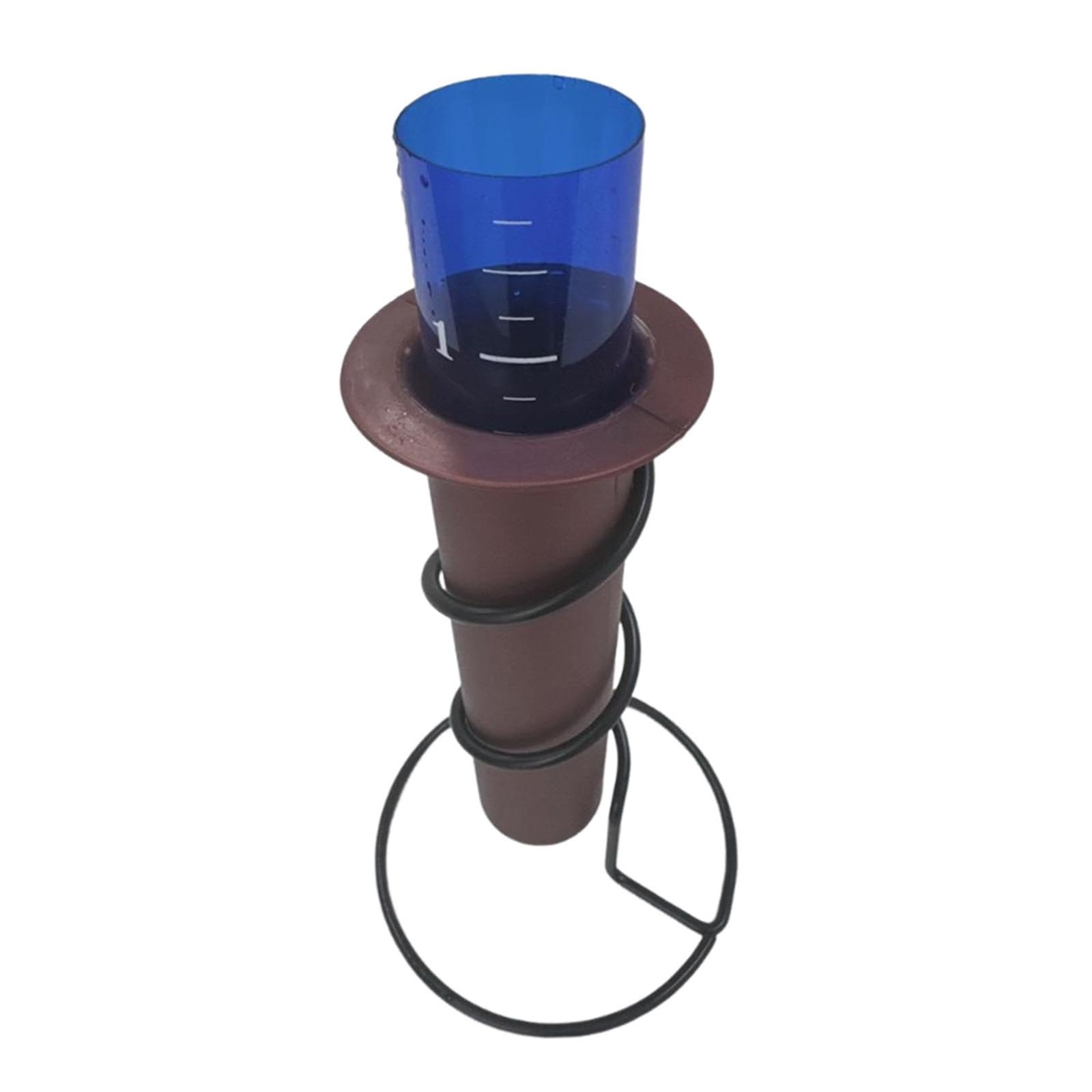 THE STYLE SUTRA Rain Gauge with Scale Spiral Rain Measurement Gauge for Pond Landscape Fence-image-36
