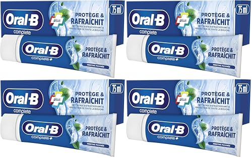 Oral-B Complete Plus Protect & Fresh Dentifrice 75 ml (Lot de 4)