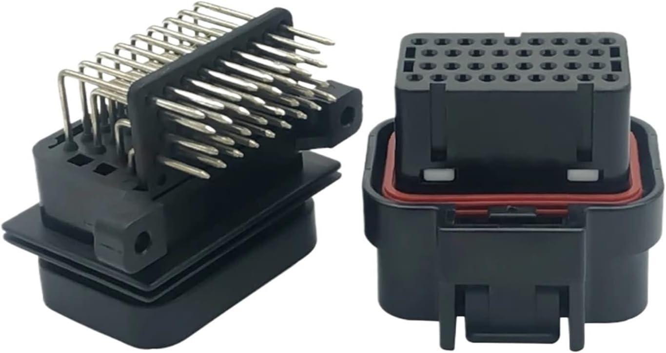 26 34 60 Pin Way Female Male SUPERSEAL 1.0 MM Waterproof Auto Oil Gas Connector Plug 3-1437290-7 4-1437290-0(34P-3)