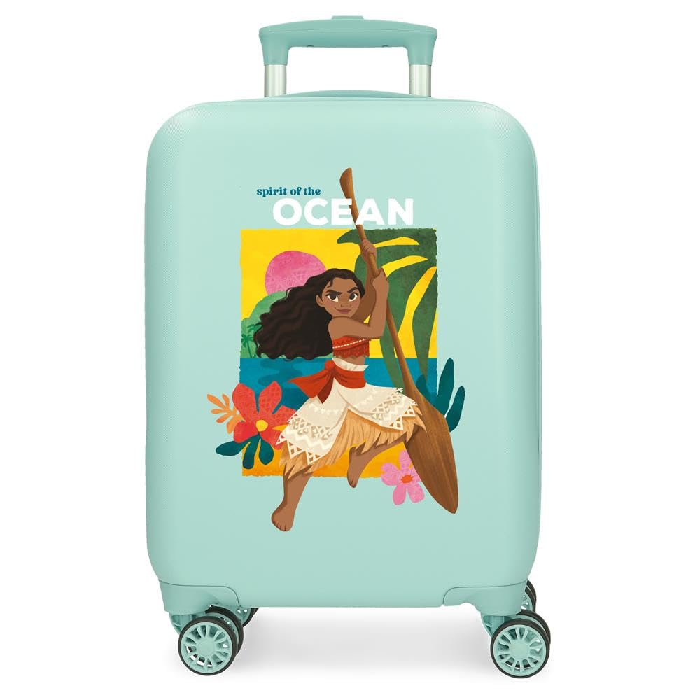 Disney Vaiana Sea Vibes walizki, jeden rozmiar, Niebieski, Talla única, Walizki kabinowe