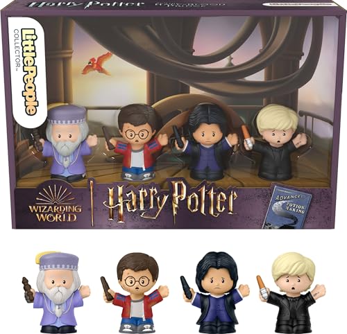 Image of Little People Collector Harry Potter and the Half-Blood Prince Special Edition Set for Adults & Fans, 4 Figures in a Display Box