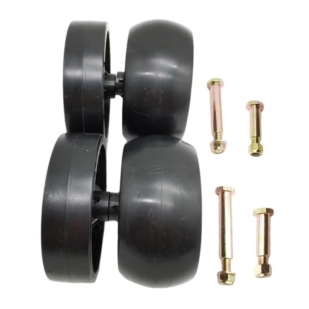 Paquete de 4 ruedas de cubierta de 5 pulgadas de repuesto para 734-04155 734-0973 para Craftsman PYT9000 RZT50 LT5000 LT2000 CADET LT1042 LT1045 piezas de tractor de césped