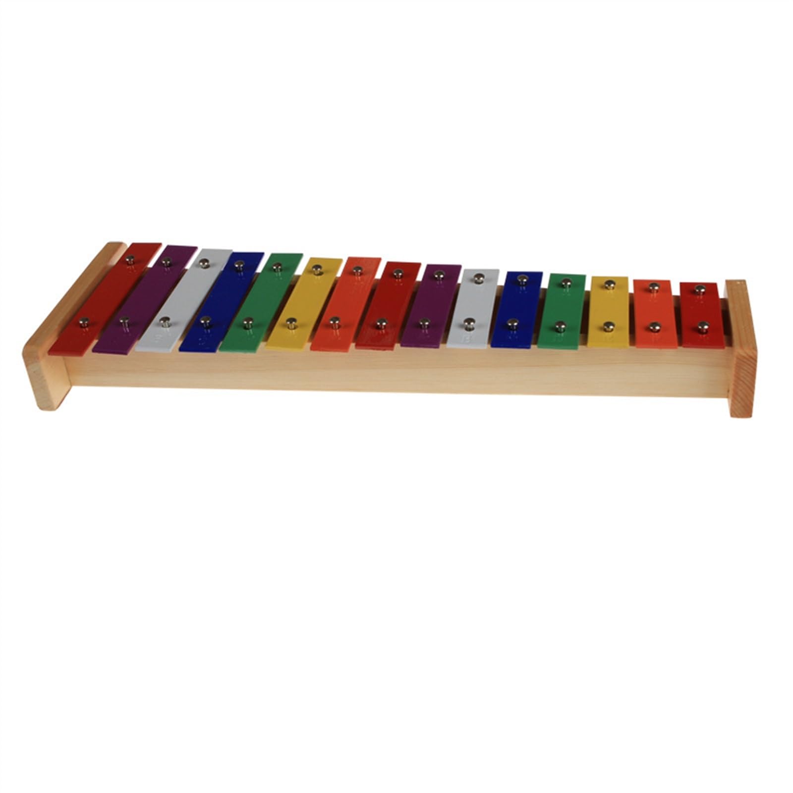 Glockenspiel Giocatore di xilofono glockenspiel colorato con piastra in alluminio a 15 note che suona uno strumento a percussione
