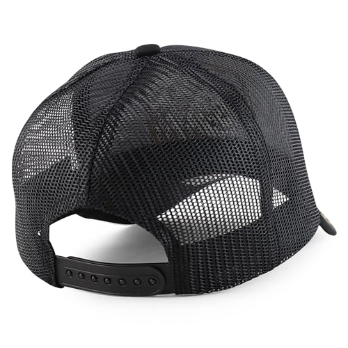 Image of Trendy Apparel Shop Animal Design Square Embroidered Snapback Trucker Cap
