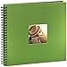 Price comparison product image Hama Fine Art Spiralbound Album Photo | 32 x 36cm 50 w/Black Pages, Apple-Green, 36×32/50, 36 x 32 cm