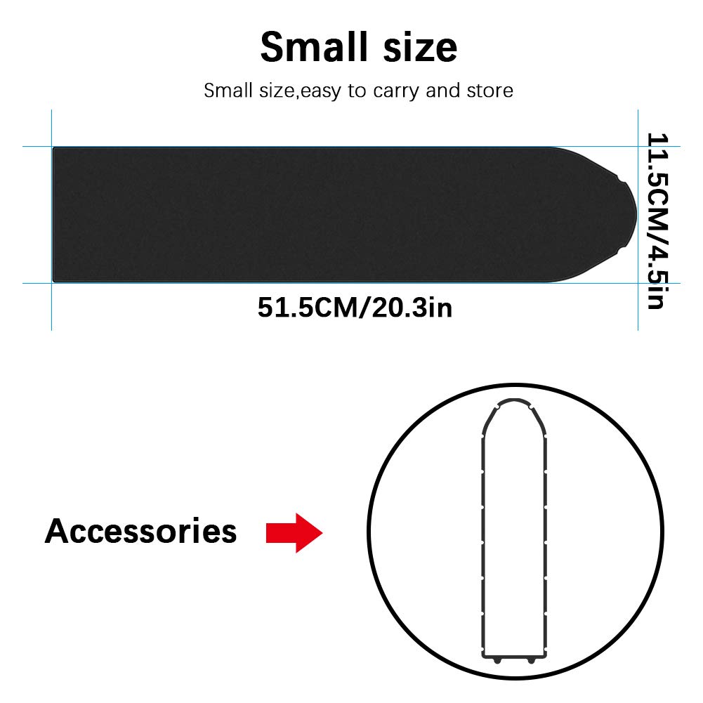 HERCHR 2 Pcs Waterproof Scooter Accessory Baseboard Ring Cover Fit for NinebotMAX?G30