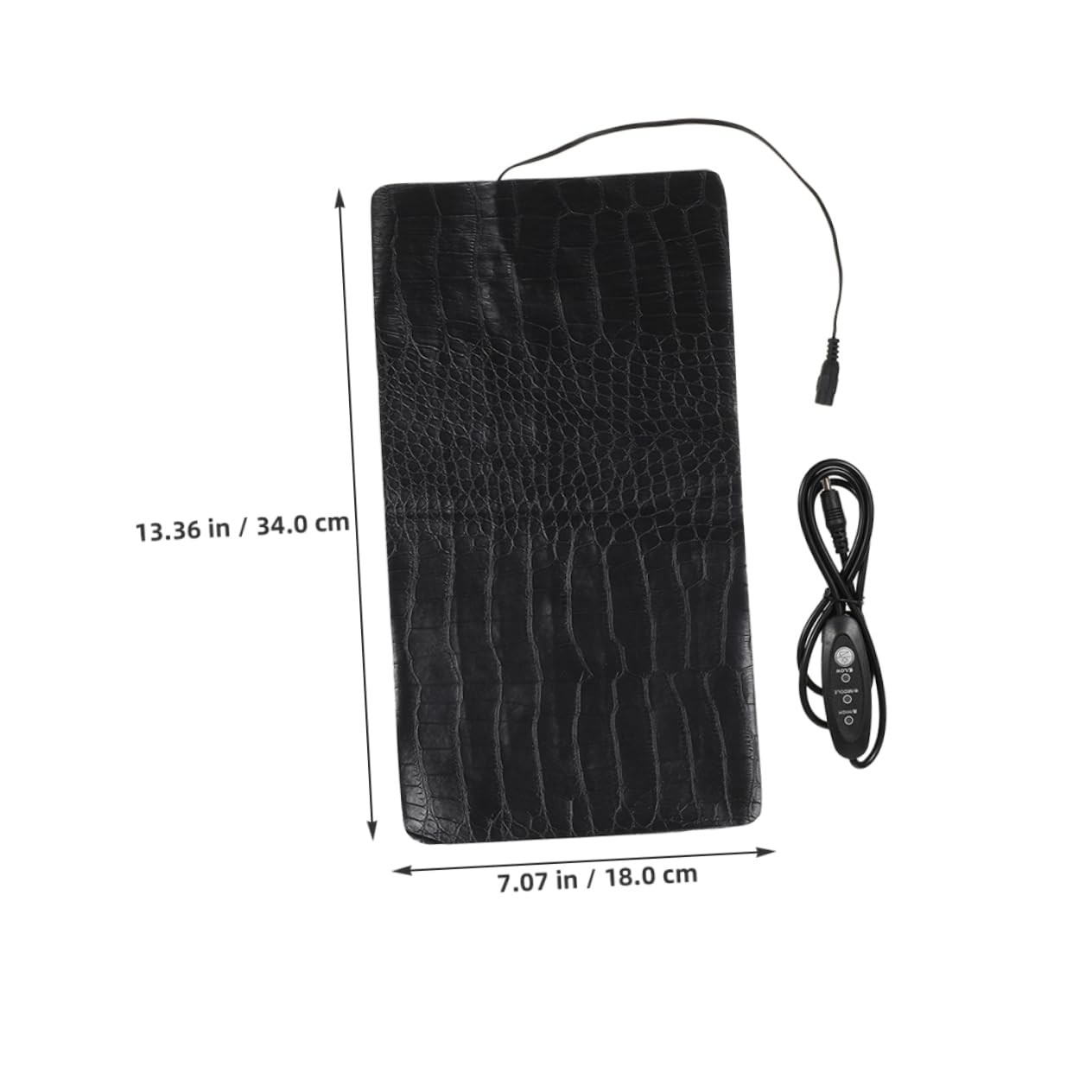 2stücke USB Heizmatte für Haustiere mit Temperaturstufen Tragbar und Langlebig Geeignet für Reptilien Schildkröten und Kleine Säugetiere mit Verschiedenen Strukturen