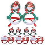 PERSELOSO Gafas Decorativas Infantiles Para Navidad Marco De Gafas Divertido Accesorio De Fiesta