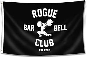 Rogue Club Flag - Durable Workout Motivation, Globo Gym Banner (3'x5')