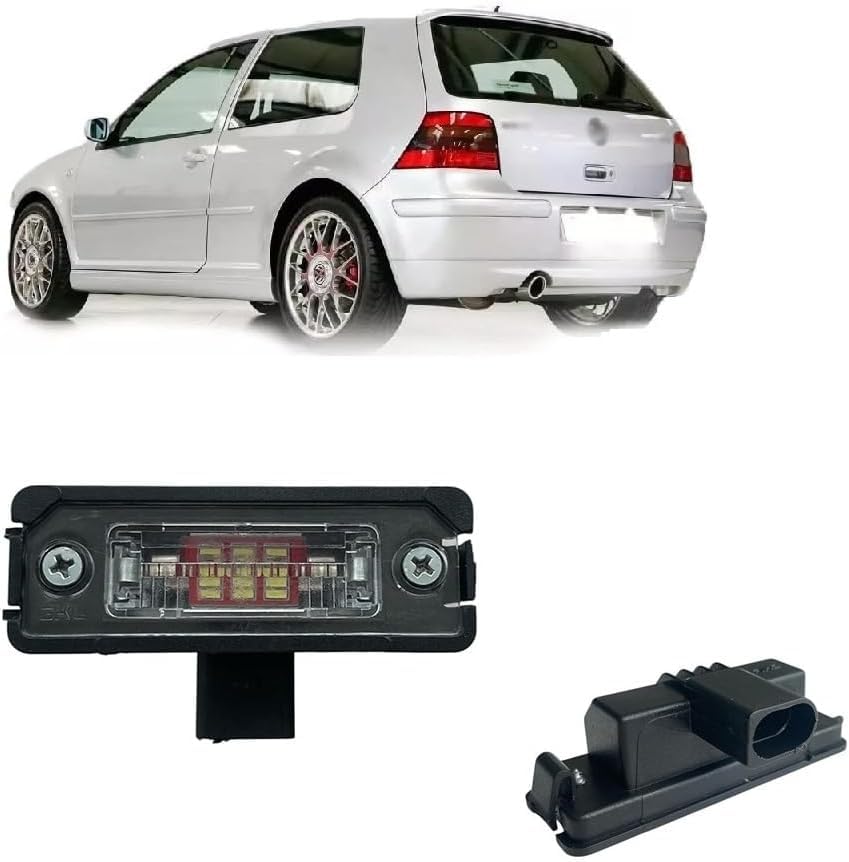 – 1X Rear Licence Number Plate Lamp LED Light FOR VW GOLF MK4 HB, BORA, POLO, LUPO, BEETLE 1JE943021, 1J6943021, 1C9943021
