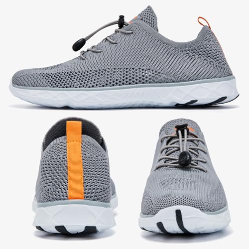 ALEADER Xdrain Men's Water Shoes Lightweight Pool Swim Shoes for Water Sport, Tennis, Walk & Travel4