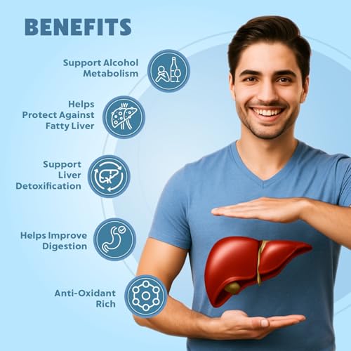 Image of Liver Detox | Ayurvedic Herbal Supplement with 14 Traditional Herbs | Supports Healthy Liver & Digestion | - 120 Tablets (Pack of 2)