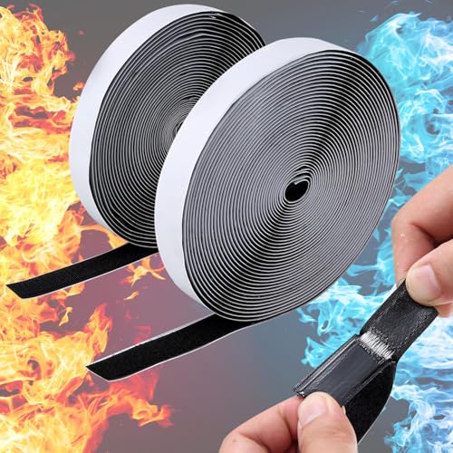 SOSINYA Tiras de gancho y bucle 10Mx20MM, Adhesivo Cinta, Cinta Adhesiva mosquitera, Belcro Adhesivo Doble Cara Fuerte ideal para múltiples superficies, Cinta Adhesiva doble cara fácil de usar.