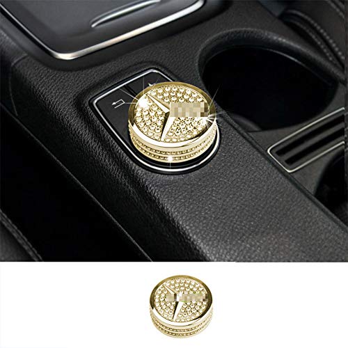 TopDall Bling Media Control Decals Stickers Trim Accessories for Mercedes Benz