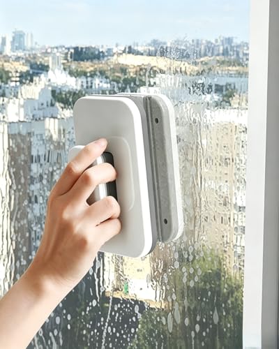 TianfuSpanda Large Grip Magnetic Window Cleaner High Safety Double Sided Magnetic Window Cleaner Fit for 3 to 10mm Glasses for Household Maintenance Users