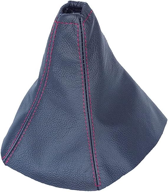 Shift Boot Compatible with Kia Sorento MK1 Leather Various Stitching Colour Available (White Stitch)