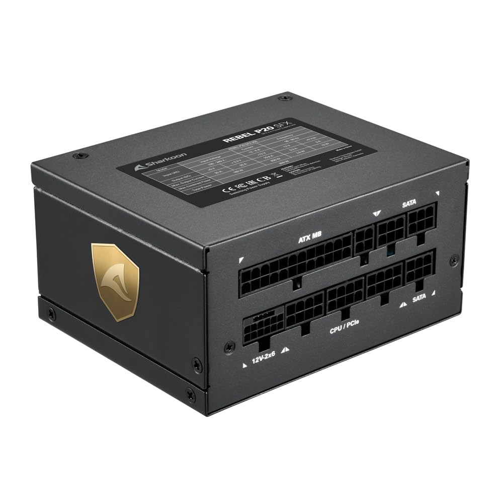 Sharkoon Rebel P20 SFX 850 null Watt (4044951040667)