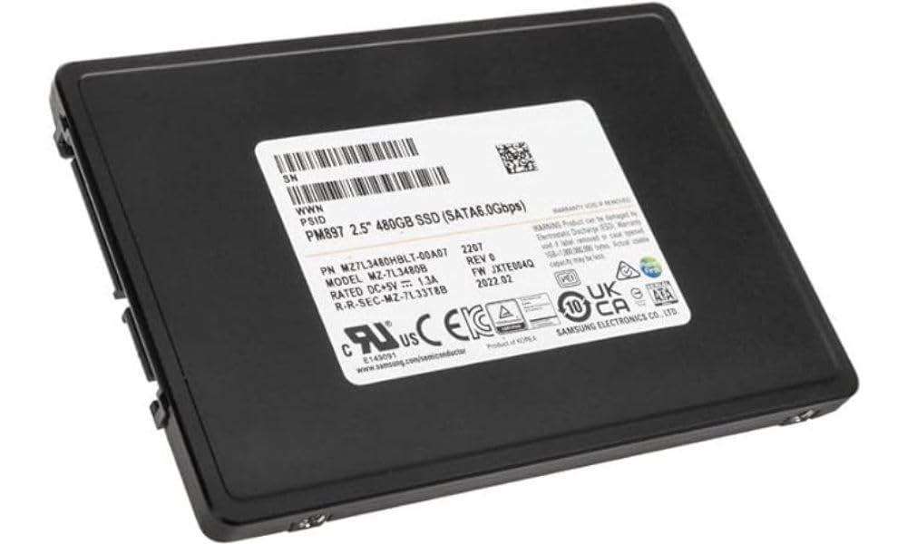 ➁-Y723-SAMSUNG 480GB SSD 厚み7㎜ 2点