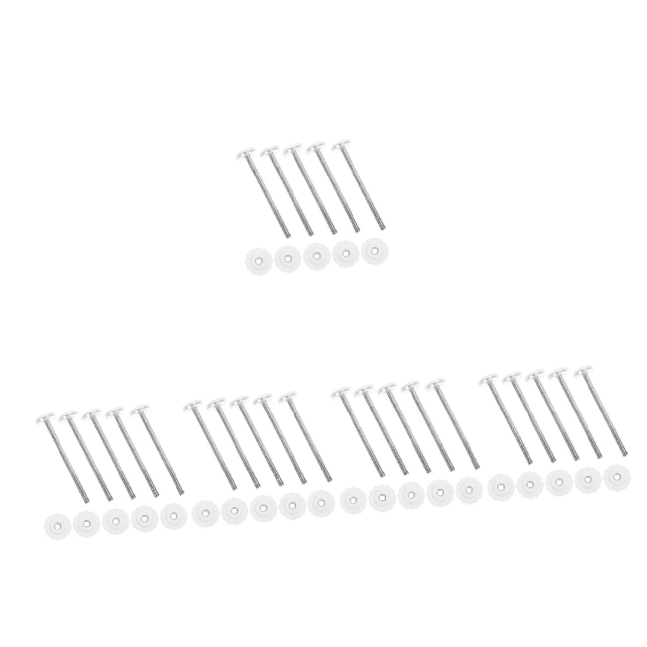 TOYANDONA 5 Ensembles Quincaillerie pour Barrière De Bébé Bariere De Securité Bébé Accessoire De Sécurité pour Bébé Bouton Prises Électriques Pièces De Rechange Porte Bébé Abdos 5 Pièces * 5