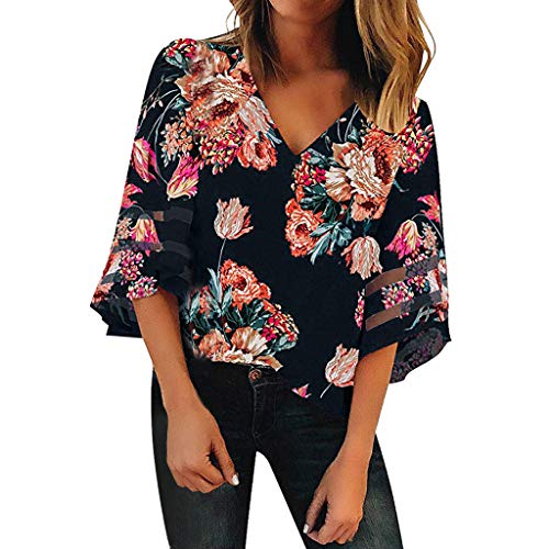 T Shirt Manche Courte Femmes,ITISME Chemise Manche Courte Femme Couleur