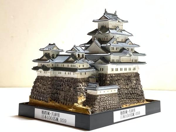 城郭ジオラマ　姫路城完成模型　1/800　プラケース付 城郭ジオラマ 姫路城完成模型 1/800 プラケース付 059☆完成品 姫路城