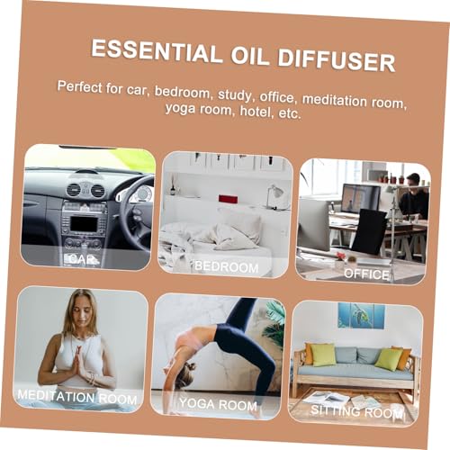 Difusor aromático eléctrico de madera minkissy para aromaterapia miniatura 7