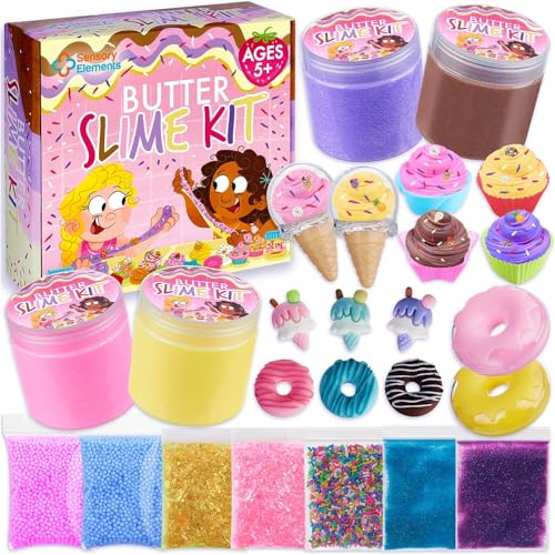 Butter Slime Kit for Girls - Fluffy & Scented Butter