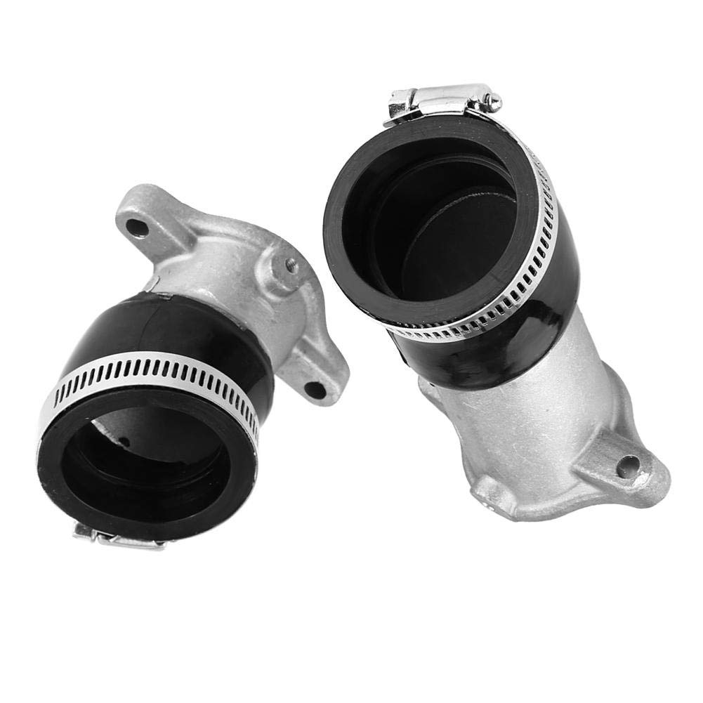 cx 500 ansaugstutzen,Cx 500 Ansaugstutzen,2 Stücke Aluminium Vergaser Ansaugkrümmer Schnittstelle Kleber Stiefel Vergaser Ansaugkrümmer Für Cx500 1978-1982
