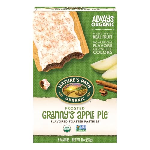 Image of Nature's Path Organic Granny's Apple Pie Toaster Pastries, 11 oz (Pack of 12)