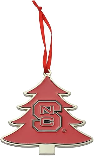 Vista 5 de Adorno navideño de metal con forma de árbol de Michigan State Spartans