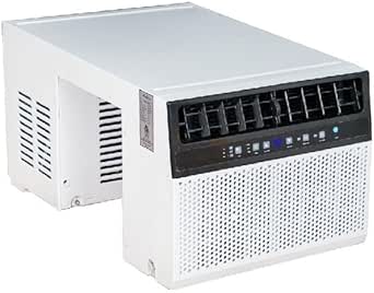 Garvee 6000 BTU U-Shaped Window Air Conditioner, Cools Up to 269 Sq.Ft., Ultra Quiet Operation, Energy Efficient, Includes Remote Control, White