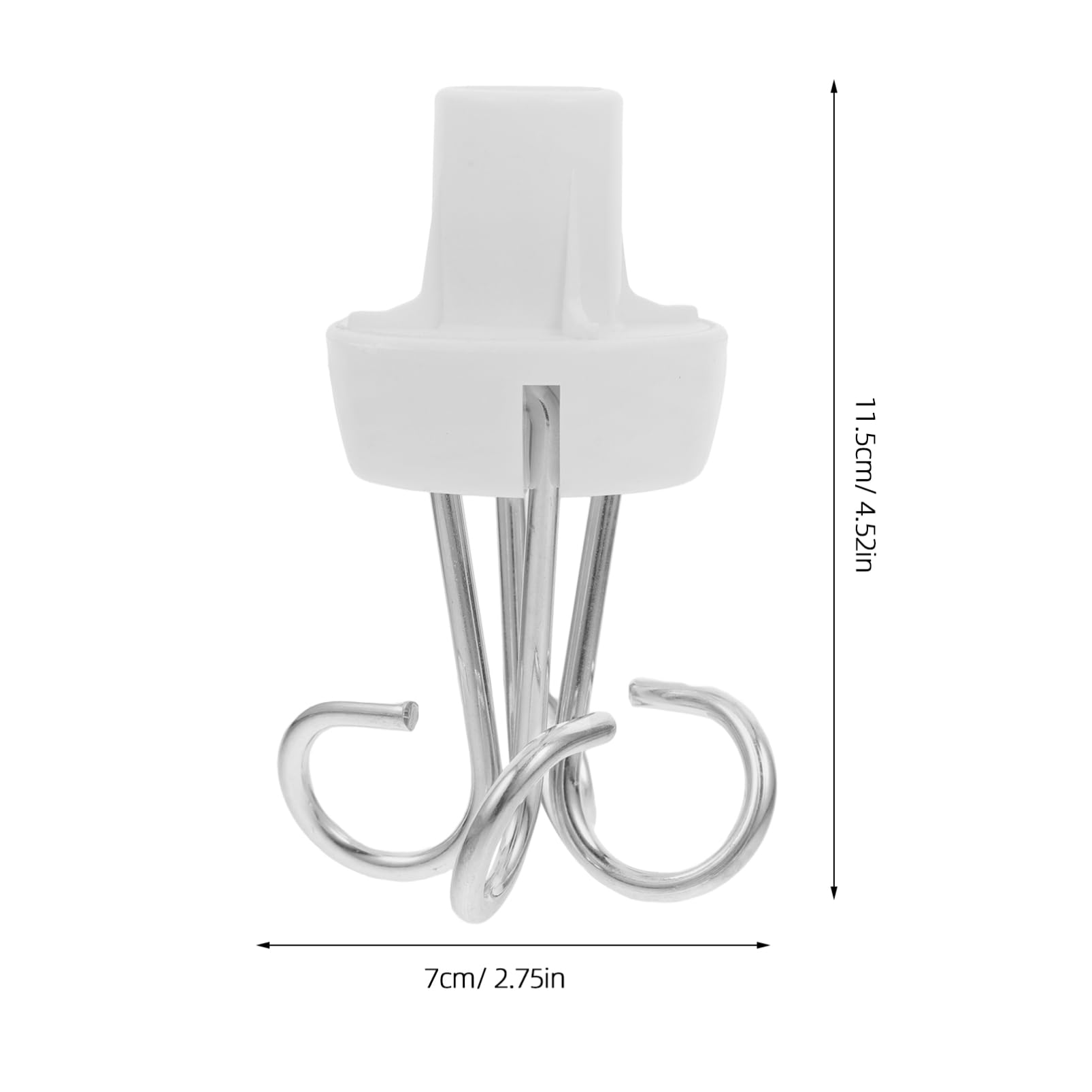 Crochet pour Perfusion Médicale en Plastique et Fer pour Support de Goutte | Crochet à Perfusion, Compatible Porte-flacons et Supports de Perfusion, Usage Médical et Hospitalier