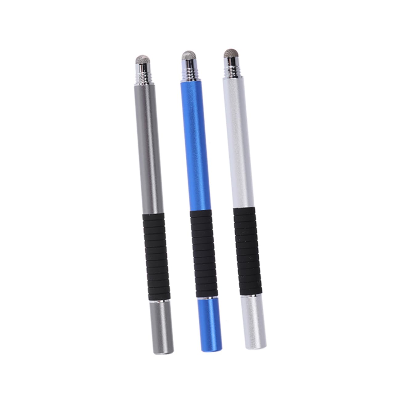 Gatuida 9pezzi Penna Capacitiva Multifunzionale Penna Leggera Per Smartphone e Tablet Argento Blu Scuro