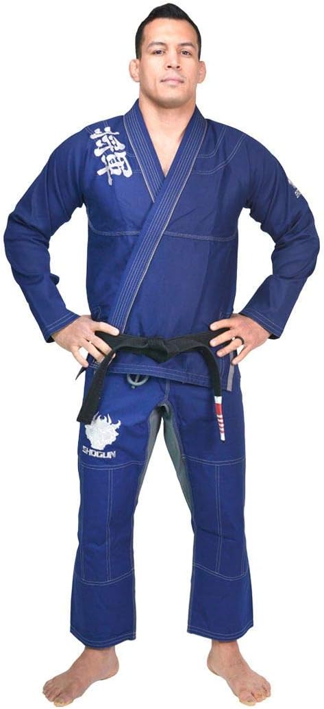 SHOGUNFight Jiu Jitsu Gi Ultra Light 'Kanji' 350gsm Pearl Weave Cotton Premium BJJ