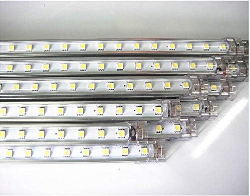 10x LED Strip Light 50cm Plinth Rigid for Horsebox Caravan Van Trailer Boat 12V DC Pure White [Energy Class A++]