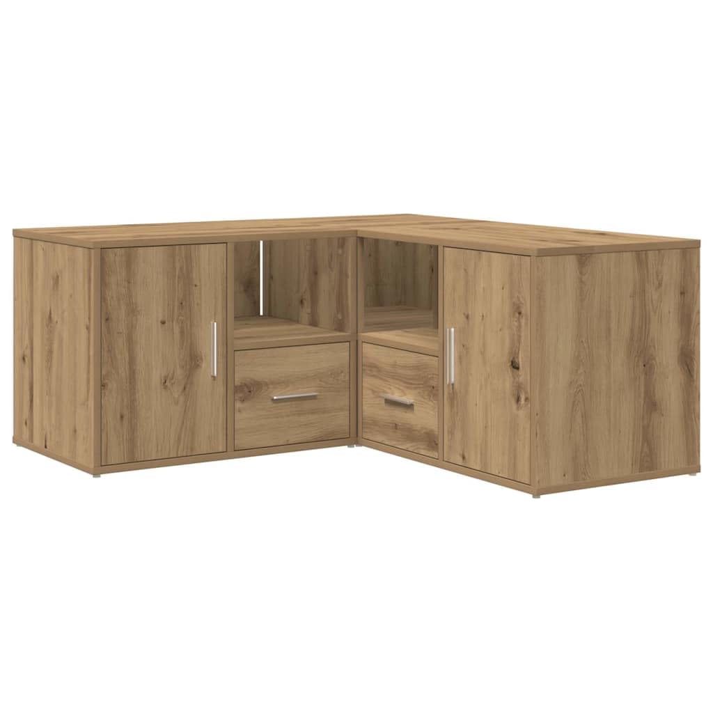 Scaffale angolare effetto rovere Artisan, 160 x 40 x 45 cm, in legno