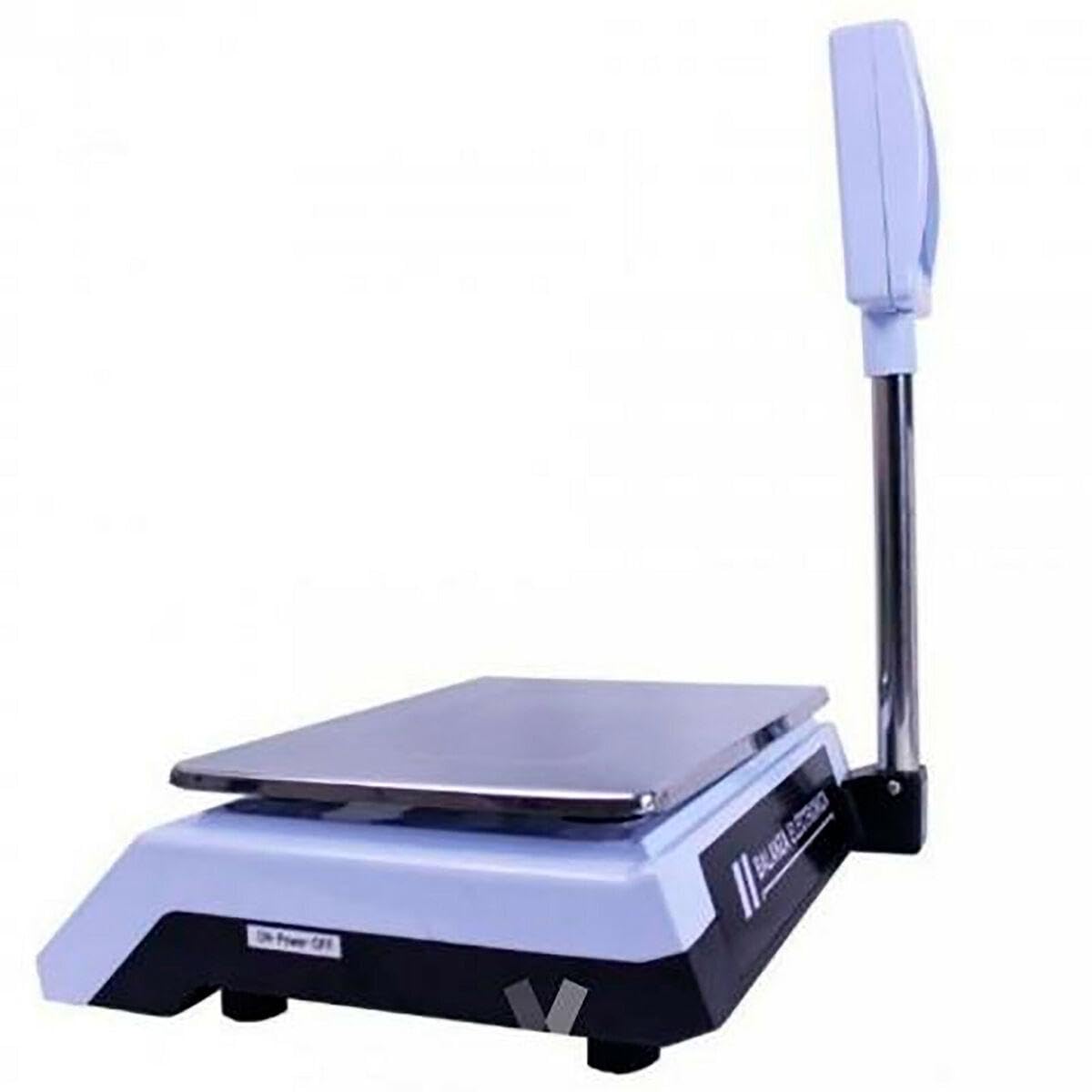 Digitale elektronische Waage vorne hinten professionell, max. 40 kg, Preisberechnung