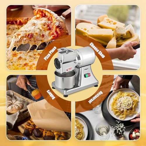 Rallador eléctrico comercial para queso y alimentos miniatura 6