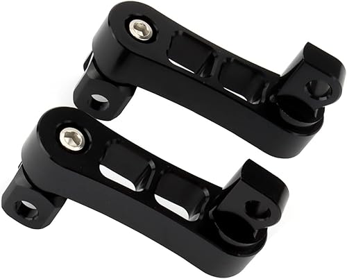 Estriberas ajustables para pasajeros, soportes de extensión de 2 14 pulgadas de montaje macho para Harley Sportster Dyna Softail Touring Road King disponible en Yaxa Peru